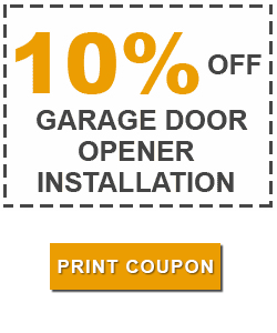 Garage Door Opener Installation Coupon Orange